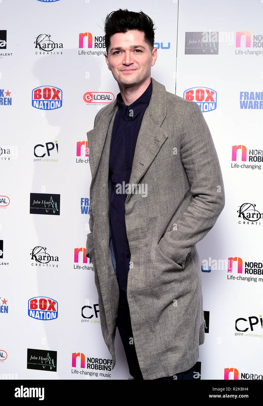 Danny O&rsquo;Donoghue attending the Nordoff Robins boxing Dinner at the