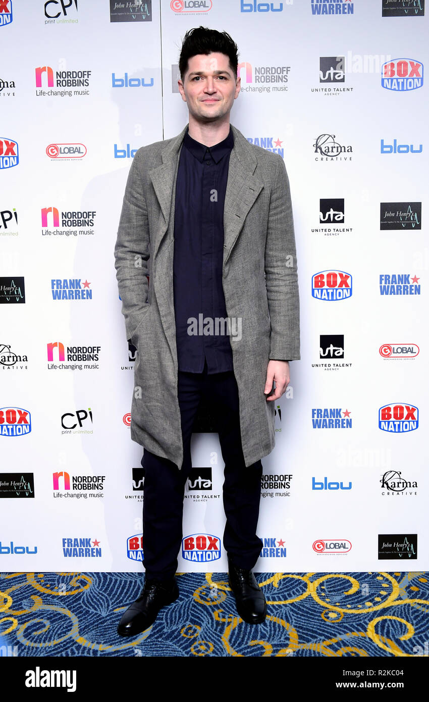 Danny O&rsquo;Donoghue attending the Nordoff Robins boxing Dinner at the