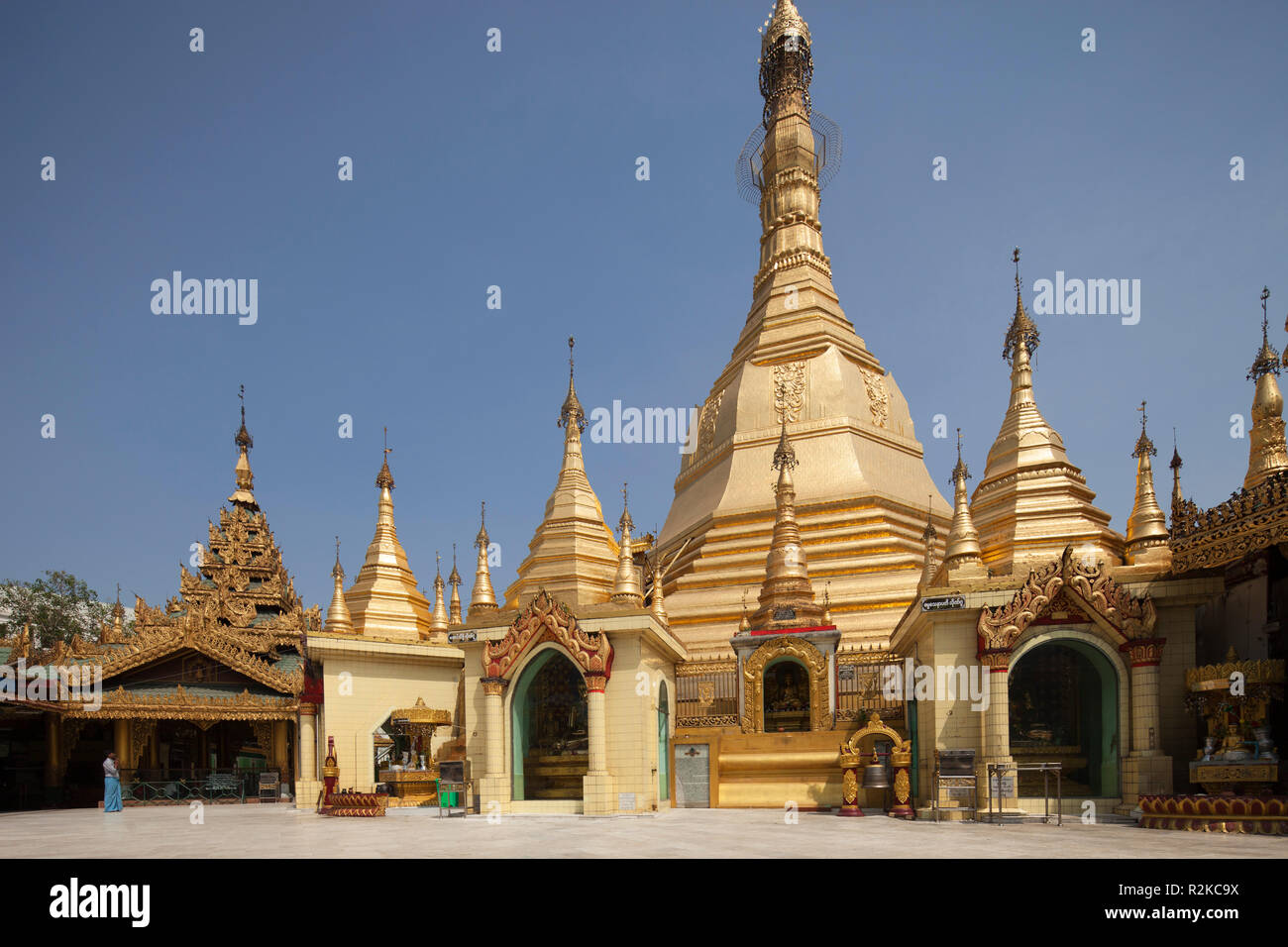 Sule pagoda, Yangon, Myanmar, Asia Stock Photo