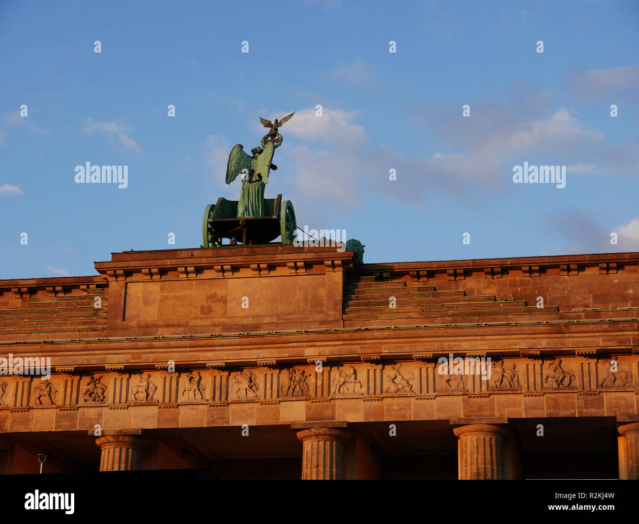 Brandenburg Gate is Berlin's most famous landmark. A symbol of Berlin