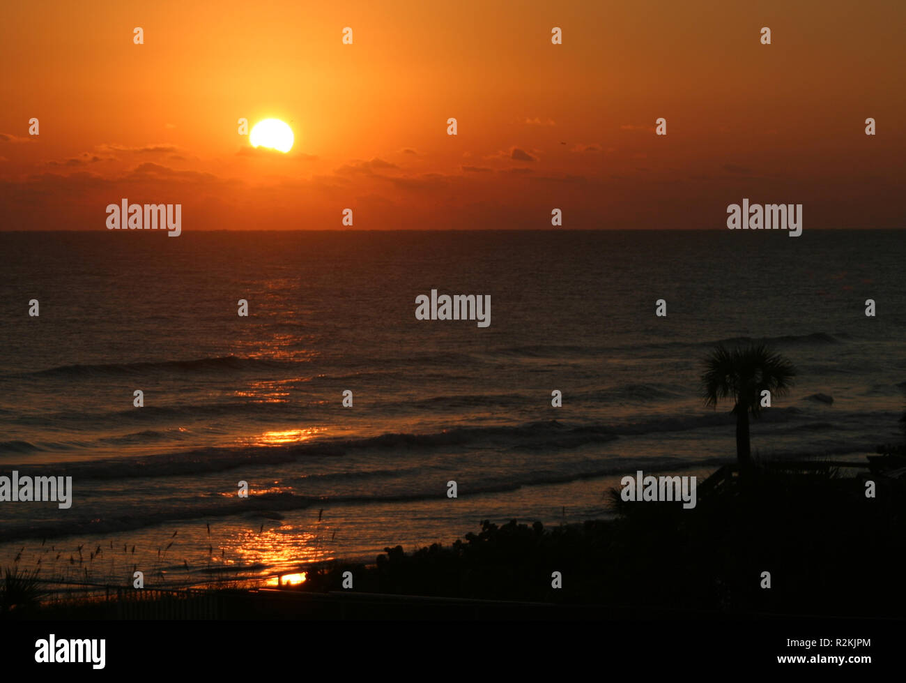 Sunrise over the Atlantic Stock Photo - Alamy