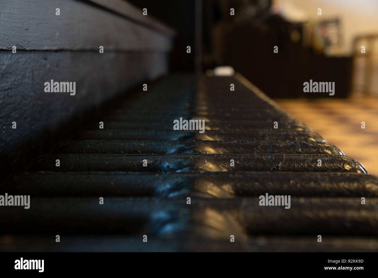 Abstract radiator close-up Stock Photo - Alamy