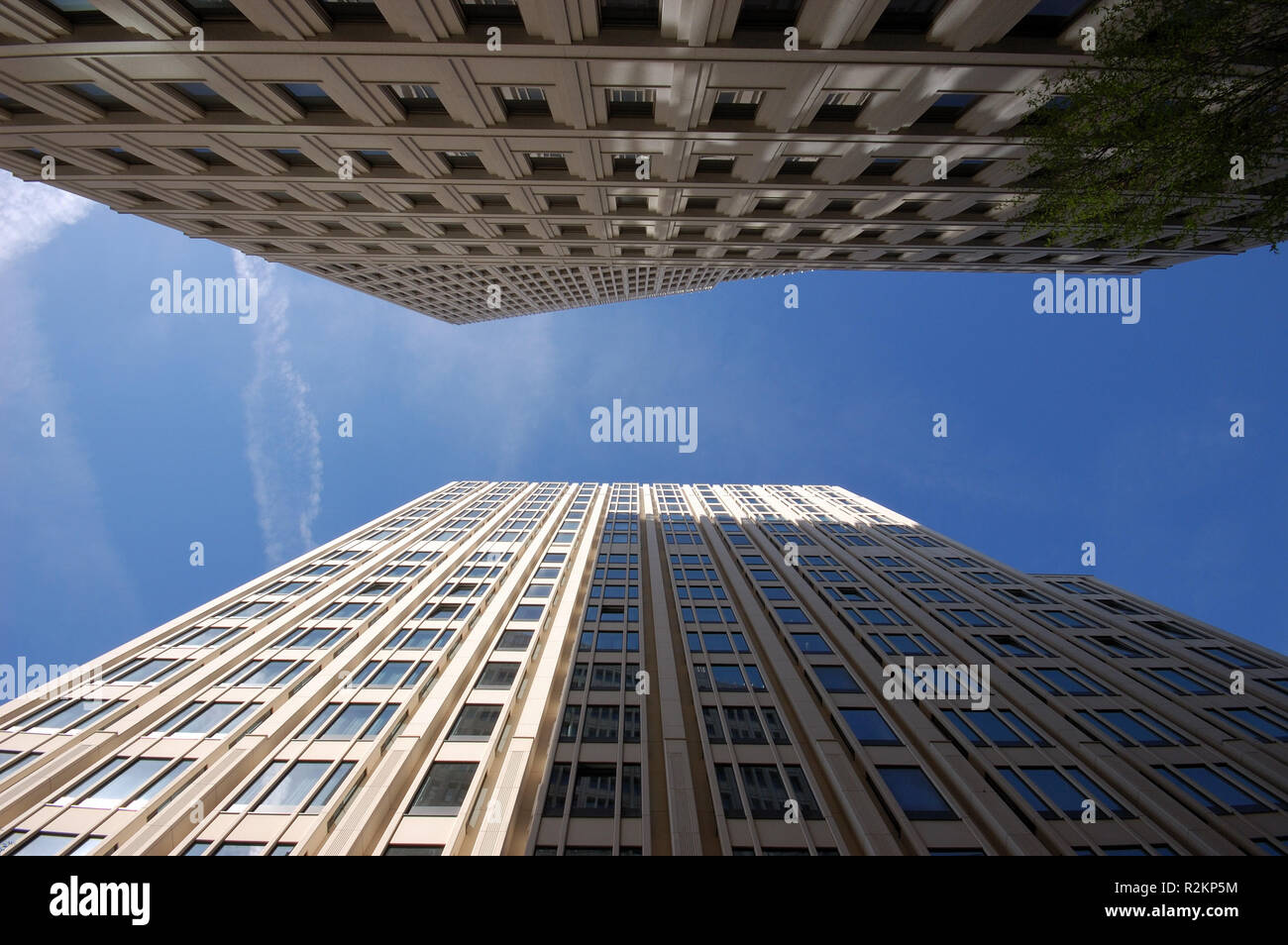skyscrapers on potsdamer platz in berlin Stock Photo
