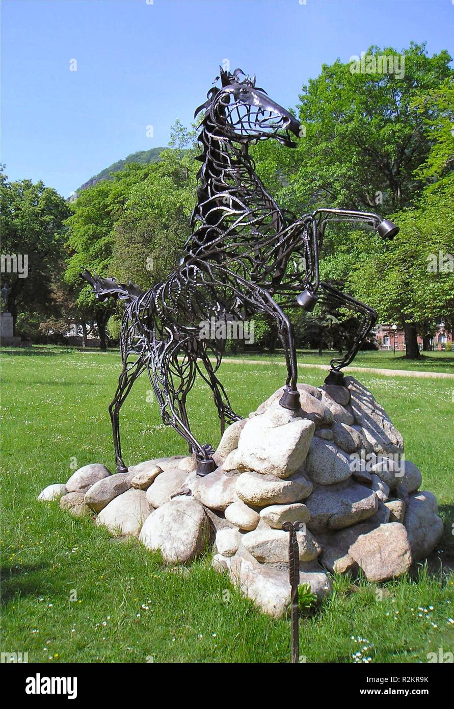 iron horse in thale Stock Photo Alamy