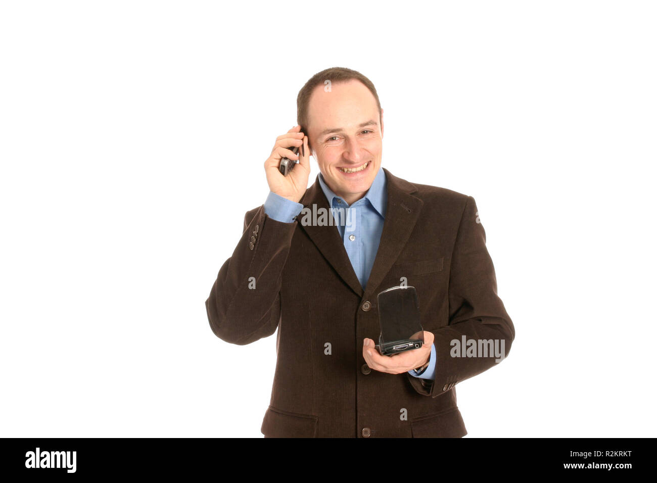 laughing businessman Stock Photo