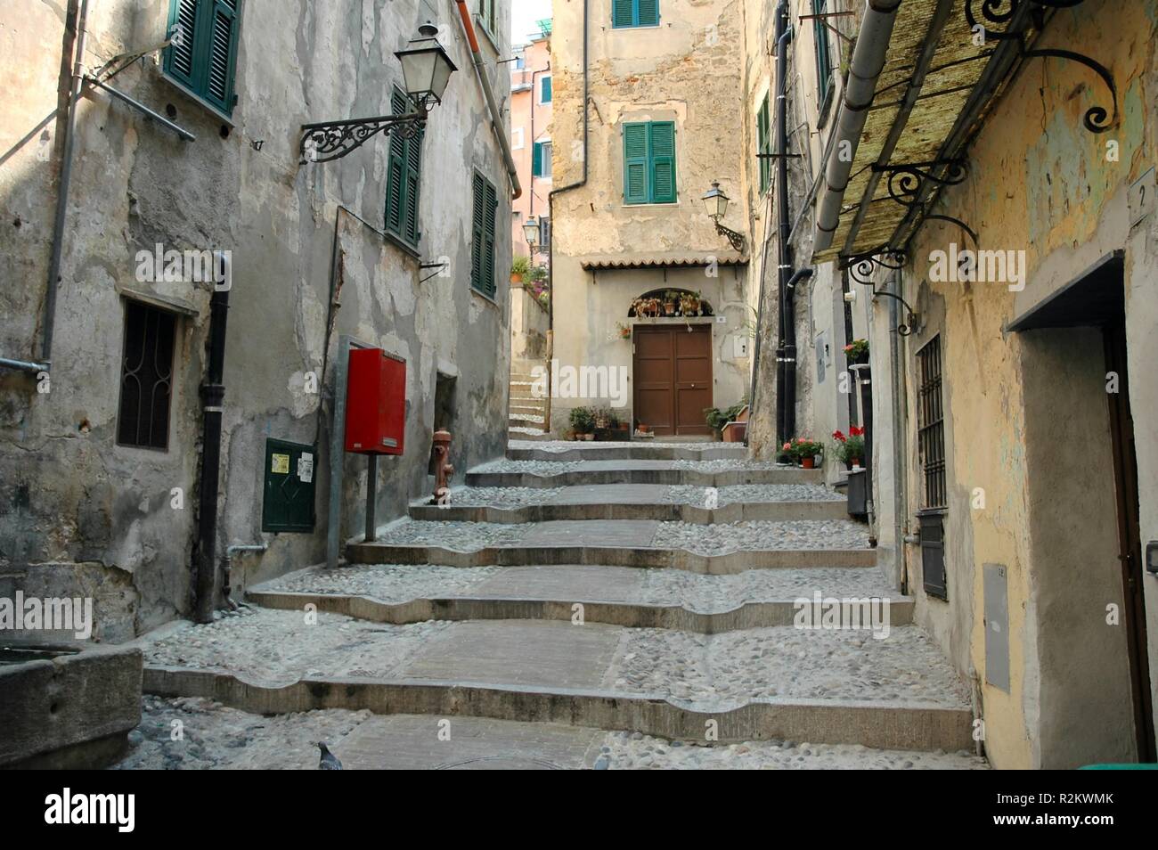 treppauf treppab Stock Photo