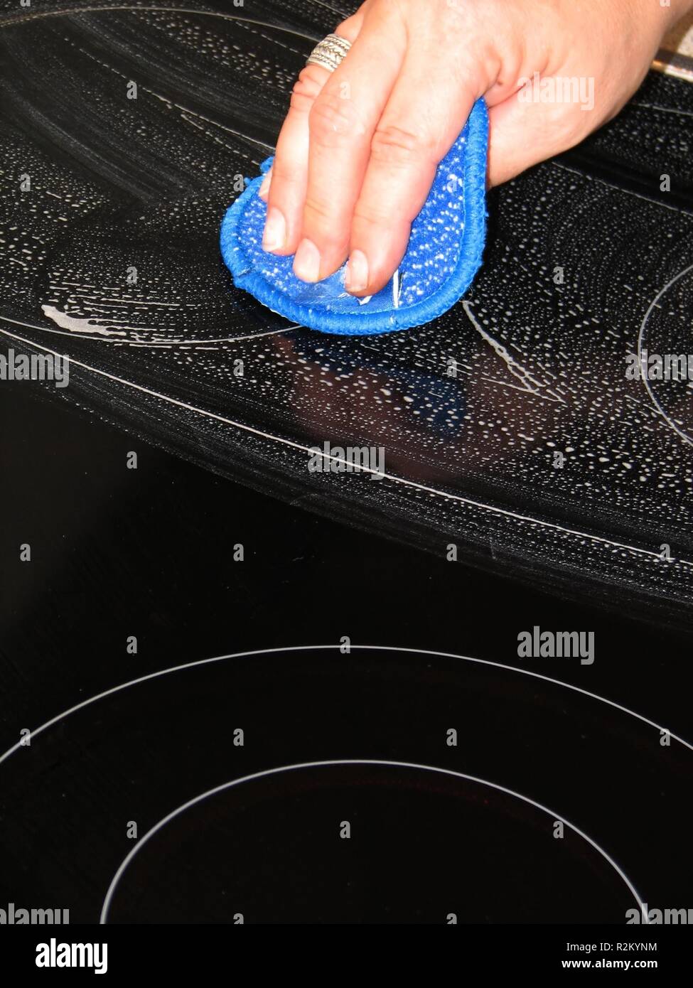 clean ceramic hob Stock Photo Alamy