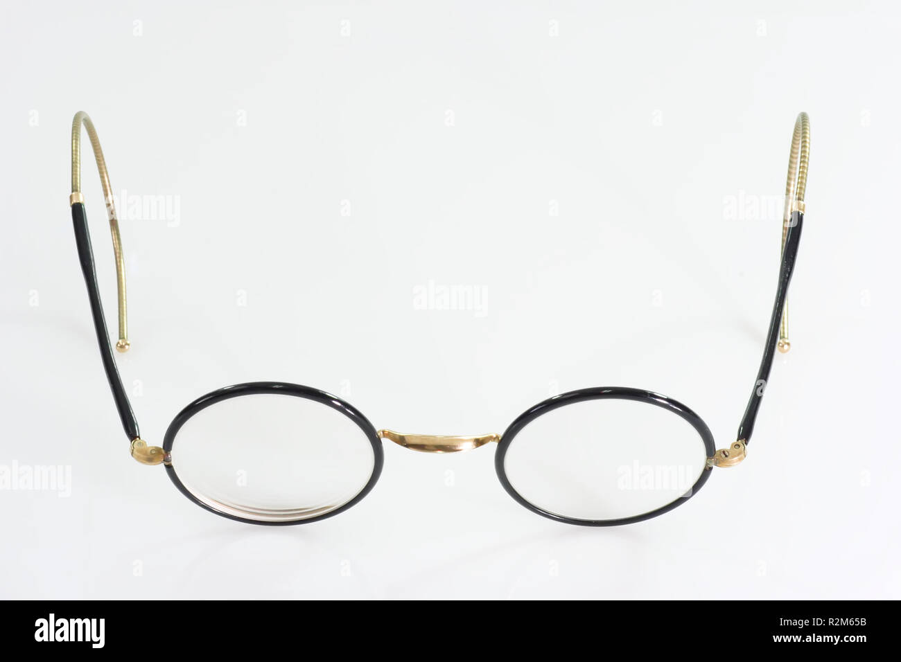 antique glasses Stock Photo