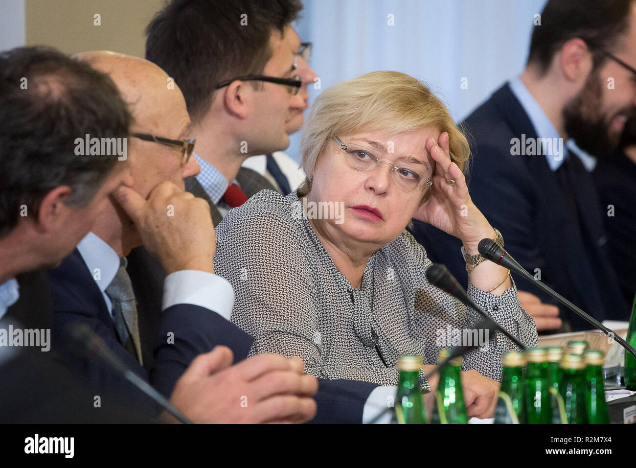 Malgorzata Gersdorf (First President of the Supreme Court of Poland) in Warsaw, Poland on 30 November 2017 Stock Photo