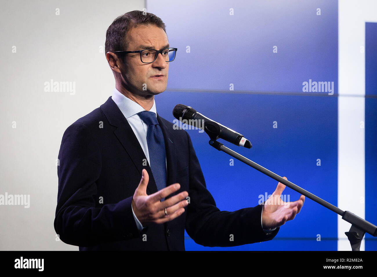 Tomasz Poreba in Warsaw, Poland on 29 August 2018 Stock Photo