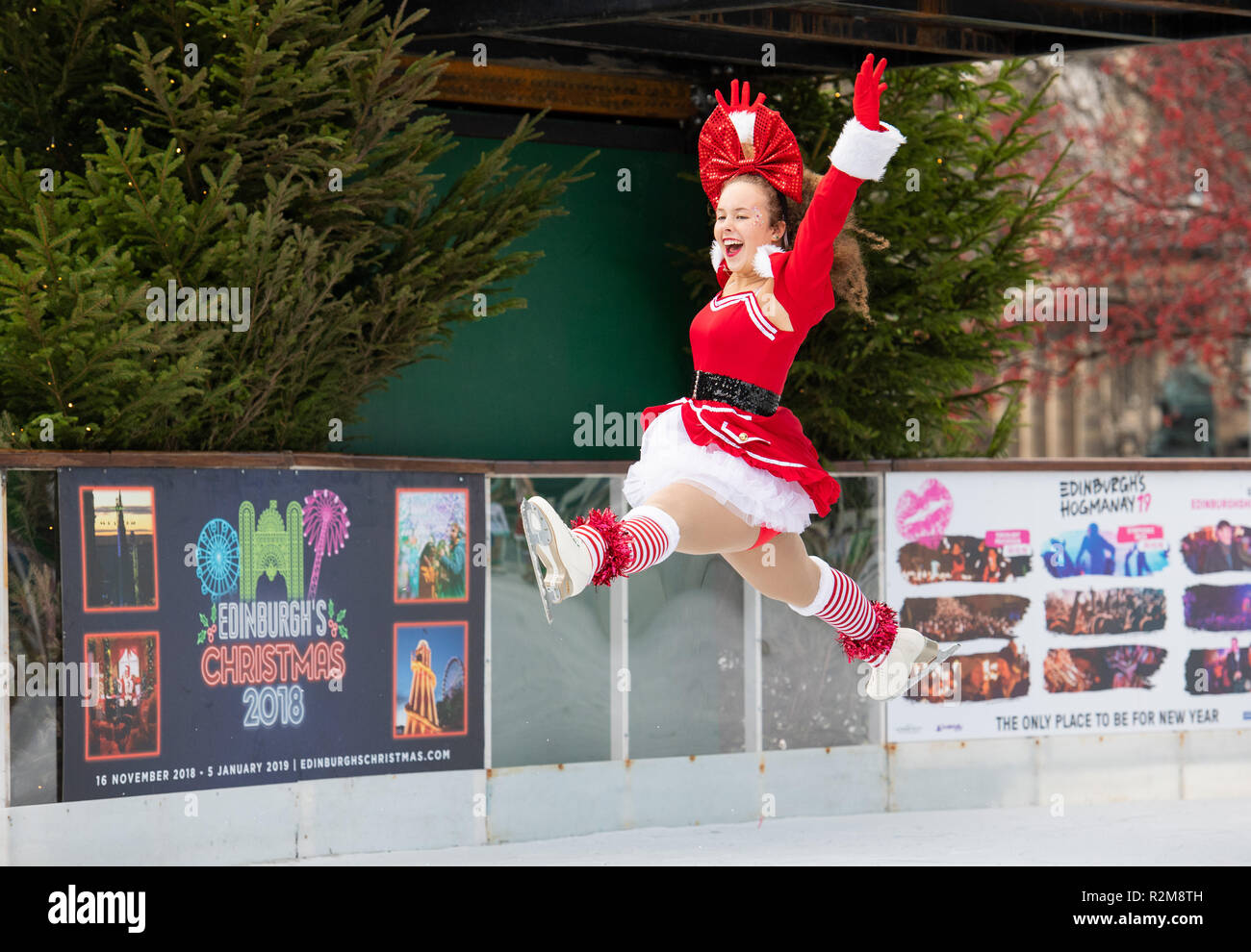 Sk8tastics, skating group marked the opening of the ice rink in St