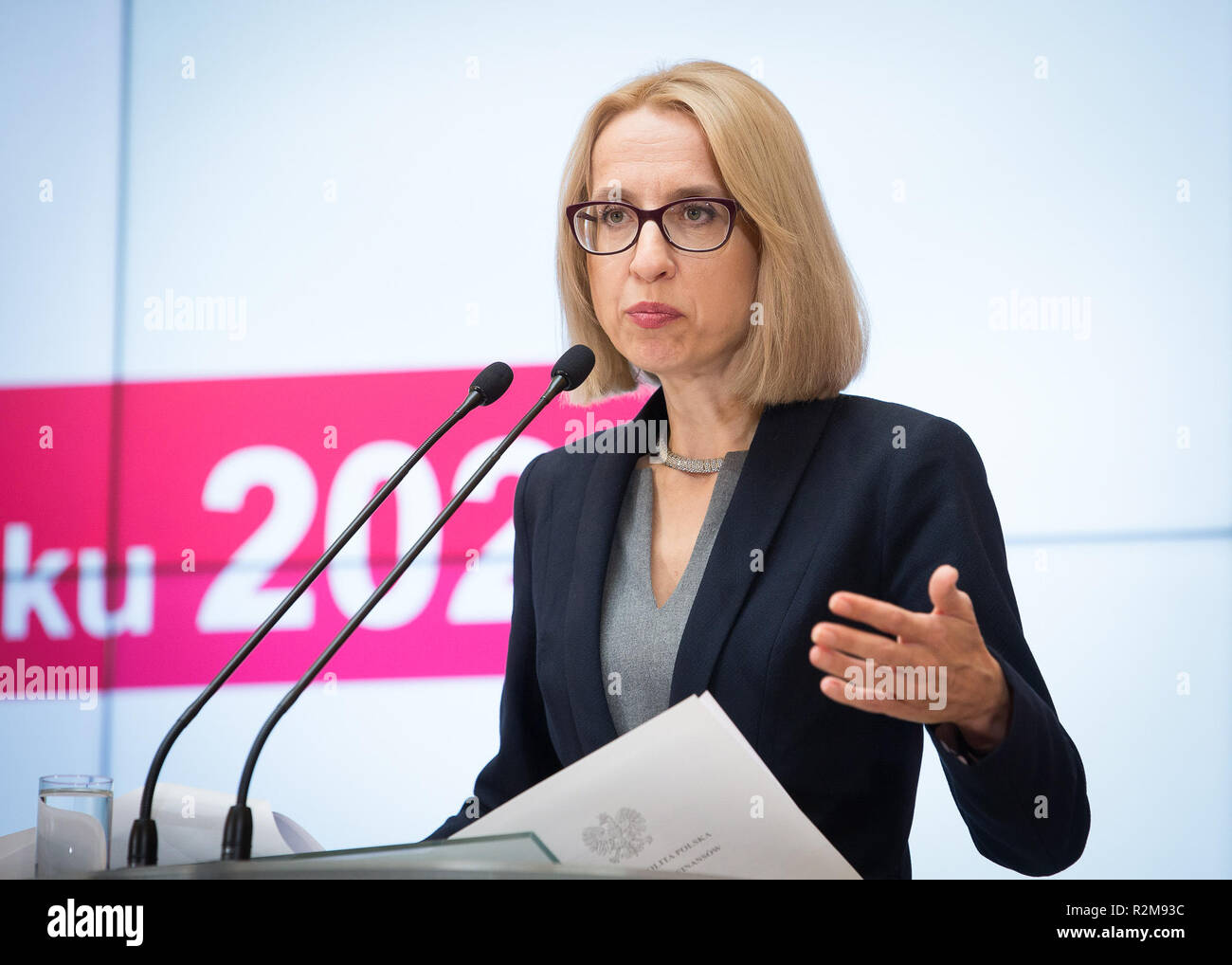 Teresa Czerwinska (Minister of Finance) in Warsaw, Poland on 15 May 2018  Stock Photo - Alamy