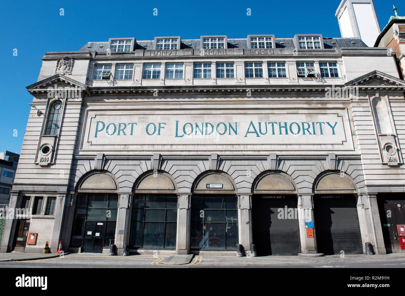 Port of London Authority building, formally their cold storage facility, Charterhouse Street, Smithfield, EC1 City of London England Britain UK Stock Photo