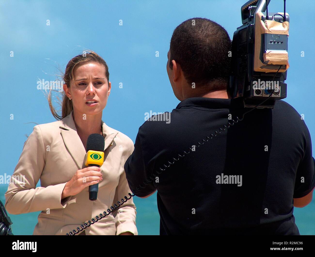 eliane de souza of tv record Stock Photo