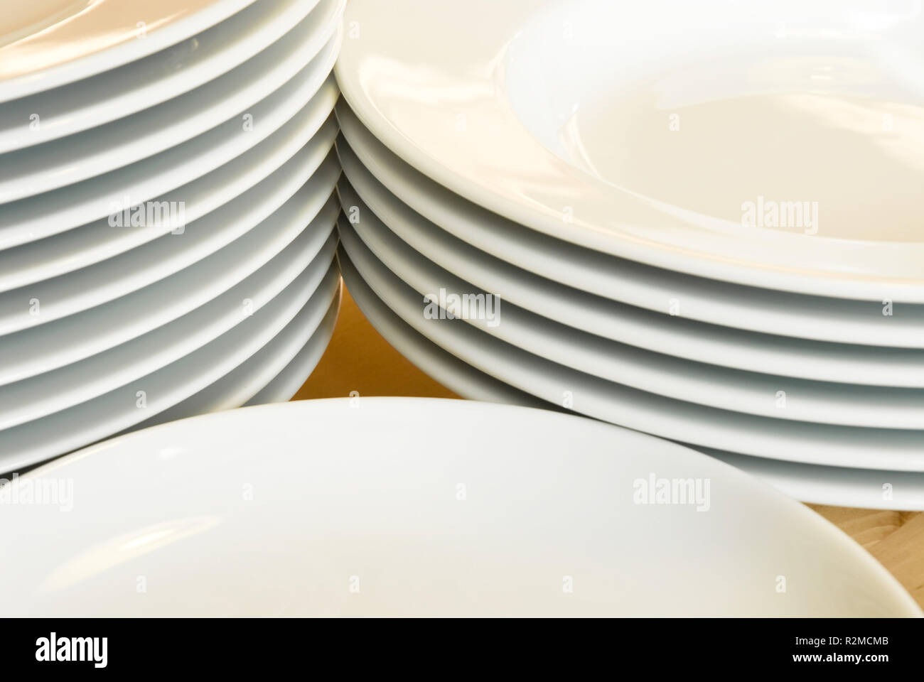 only dishes Stock Photo