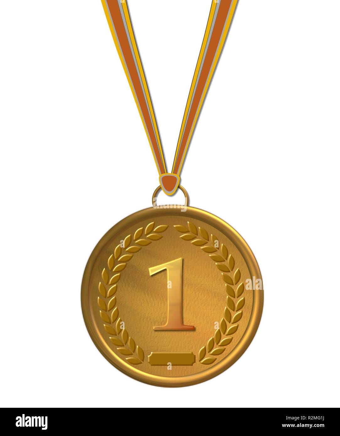gold medal Stock Photo
