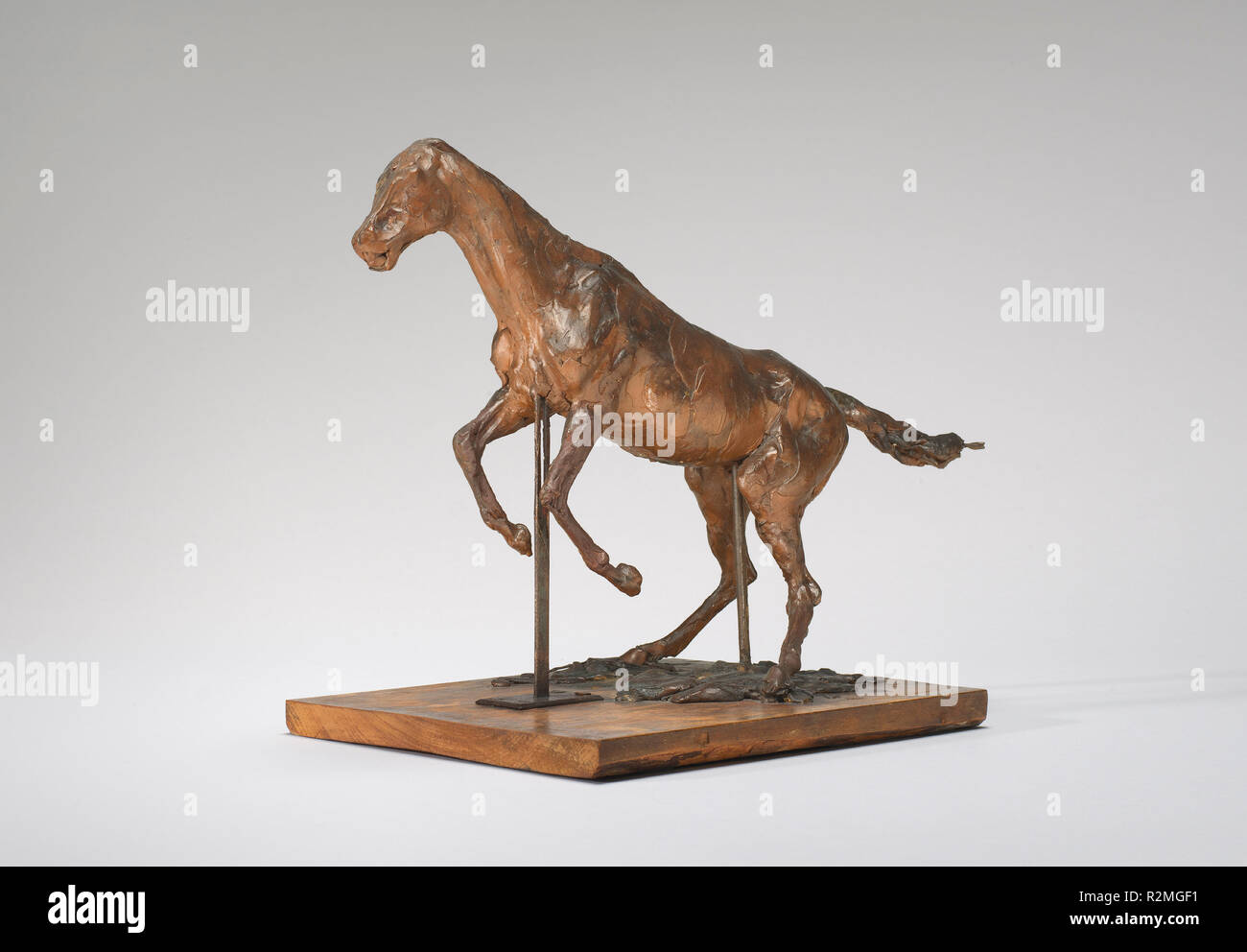 Horse Balking (Horse Clearing an Obstacle). Dated: late 1880s ...