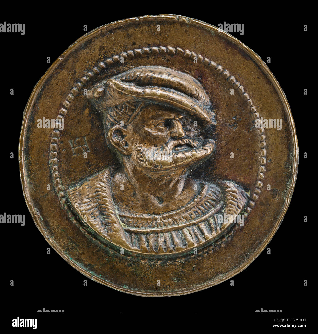 Kunz von der Rosen, died 1519, Confidential Counselor of Maximilian I of  Austria. Dimensions: overall (diameter): 6.43 cm (2 9/16 in.) gross weight:  93.64 gr (0.206 lb.). Medium: bronze. Museum: National Gallery