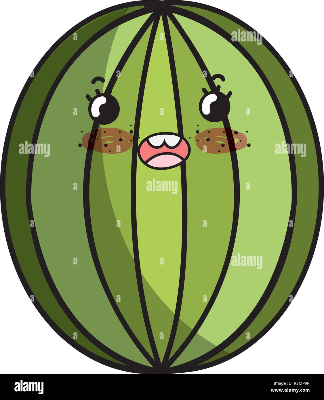 Isolated watermelon fruit design Stock Vector Image & Art - Alamy