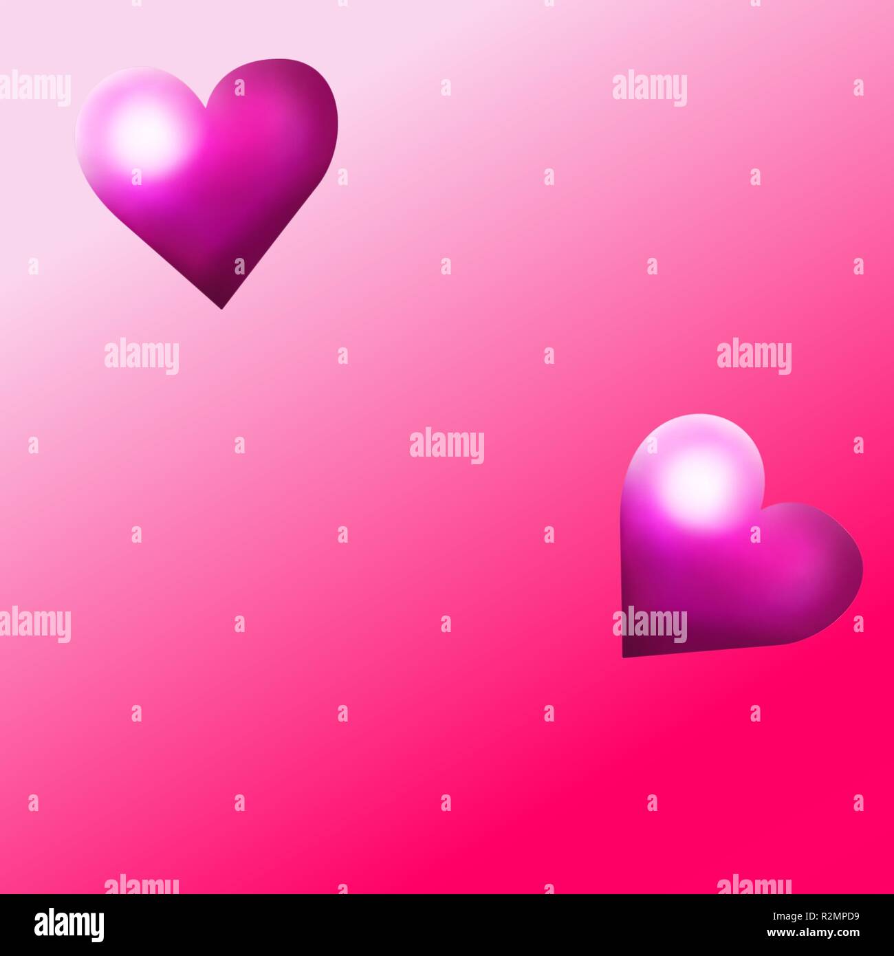 pink heart Stock Photo