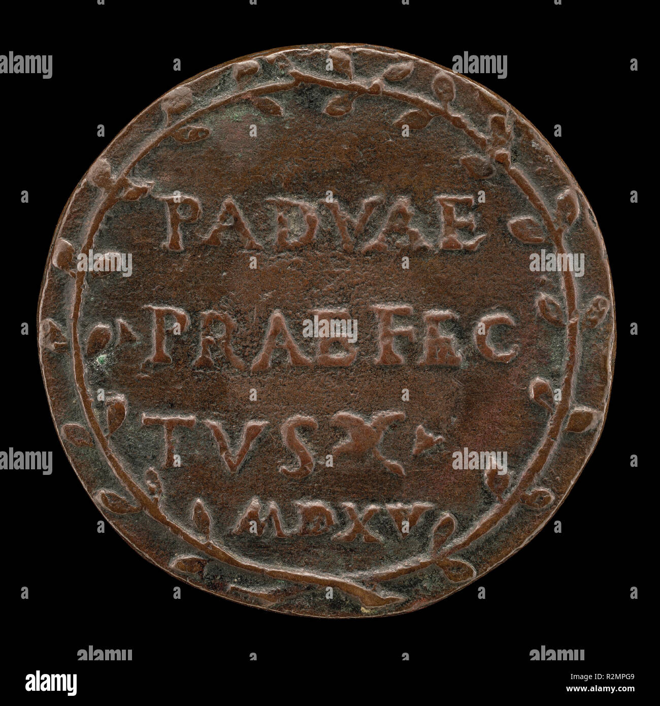 Inscription in a Wreath [reverse]. Dated: c. 1515. Medium: bronze ...
