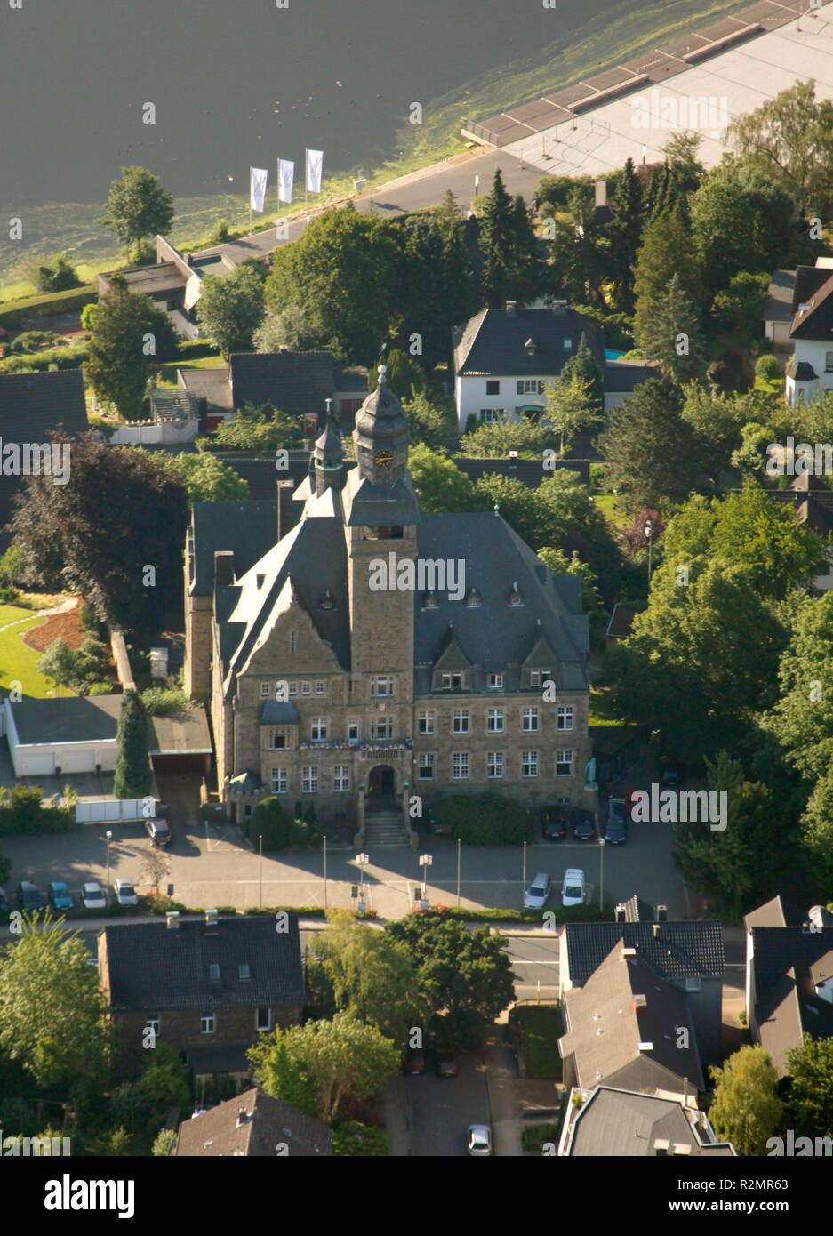 Aerial view, Freiheit, Wetter (Ruhr), Ruhr area, North Rhine-Westphalia, Germany, Europe, Stock Photo