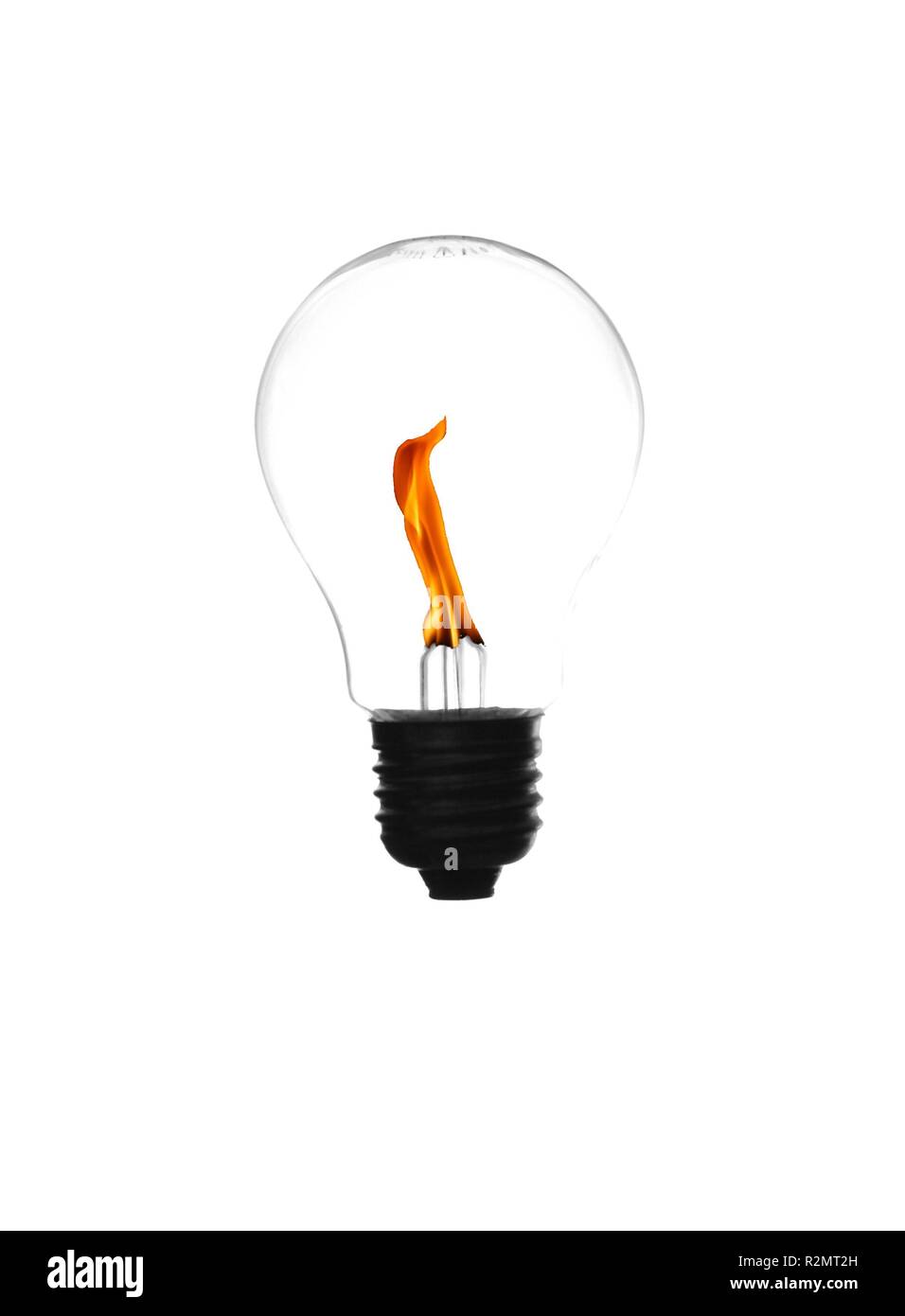 bulb burns 3 Stock Photo Alamy