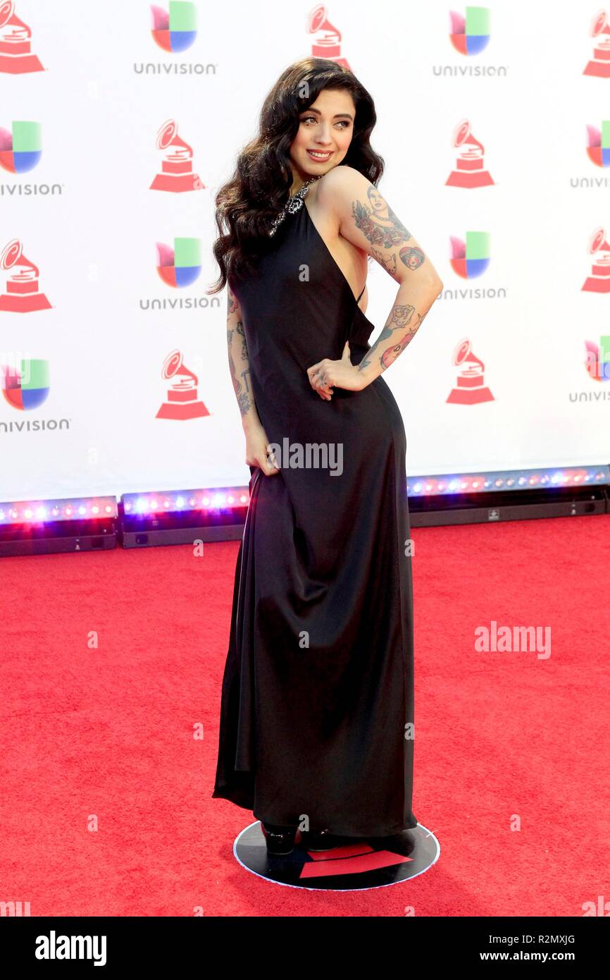 Las Vegas Nv Usa 15th Nov 2018 Mon Laferte At Arrivals For 19th Annual Latin Grammy Awards Arrivals Mgm Grand Garden Arena Las Vegas Nv November 15 2018 Credit Priscilla Grant Everett