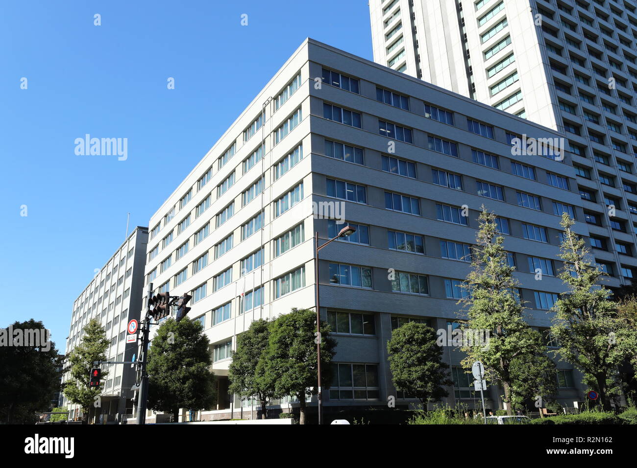 A general view of the Central Government Building No.5, Annex housing ...