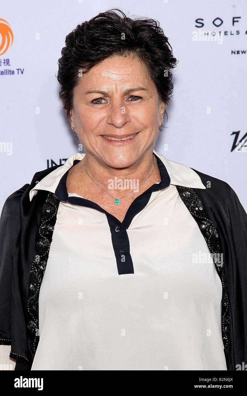 Denise Weinberg at arrivals for The 46th International Emmy Awards, New York Hilton Midtown, New York, NY November 19, 2018. Photo By: Steve Mack/Everett Collection Stock Photo