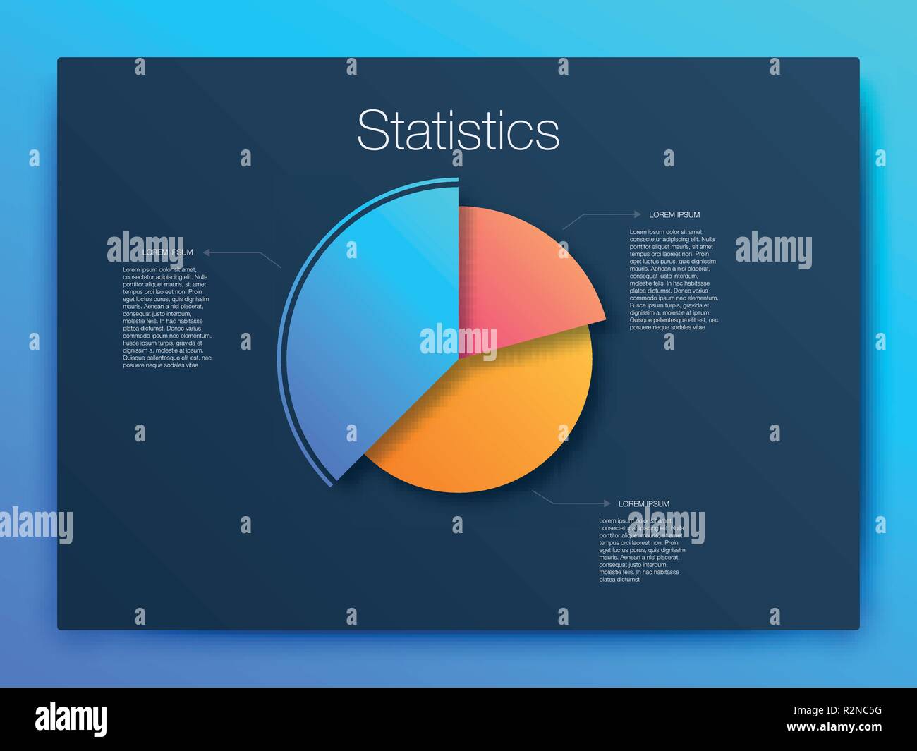 Dashboard infographic template with modern design.Stock vector Stock Vector