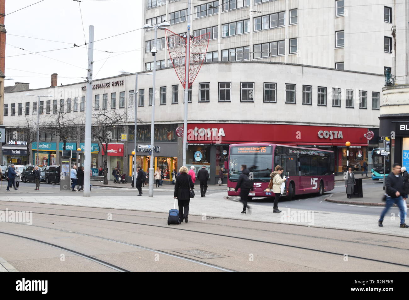 Nottingham bus hi-res stock photography and images - Alamy