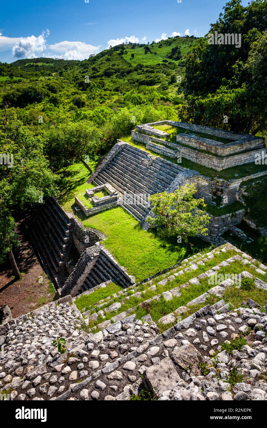 The Mayan ruins of Tenam Puente, Chiapas, Mexico. Stock Photo