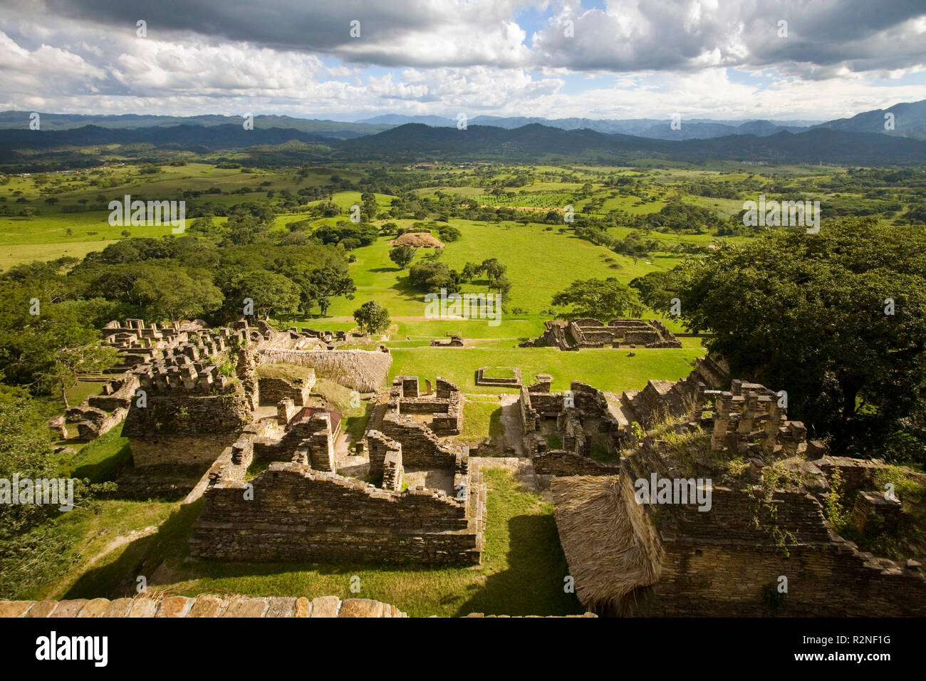 The Mayan ruins of Tonina, Chiapas, Mexico. Stock Photo
