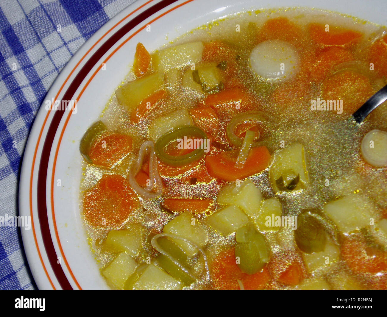 homemade vegetable soup Stock Photo - Alamy