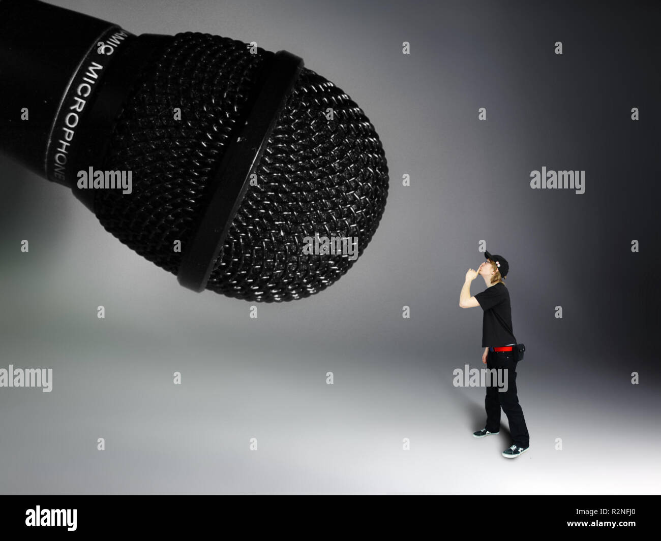 Loud quietness hi-res stock photography and images - Alamy