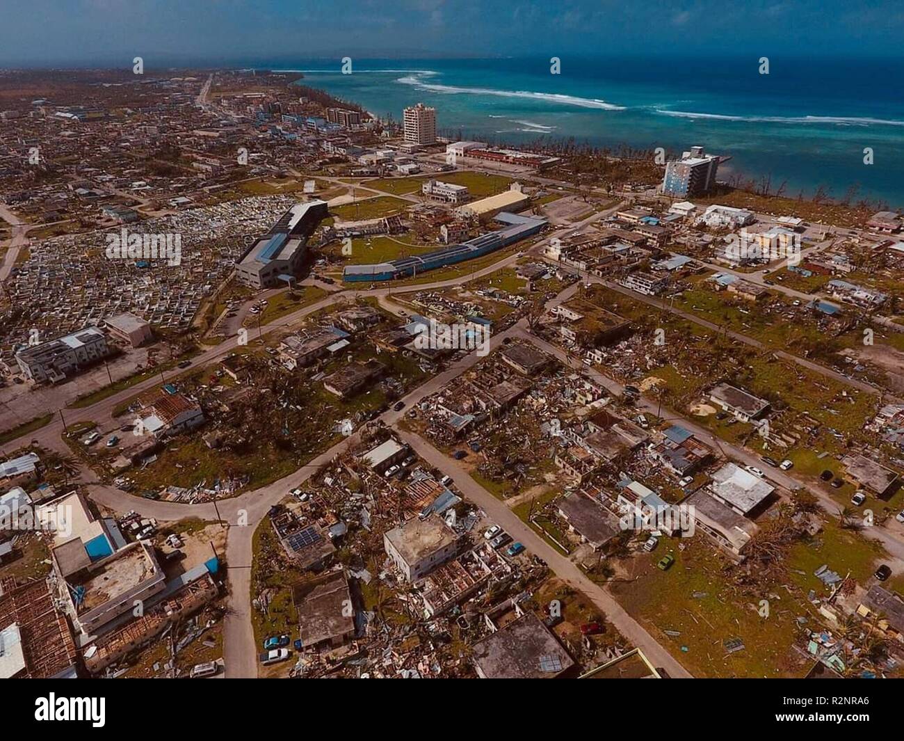 SAIPAN, Commonwealth of the Northern Mariana Islands An aerial photo
