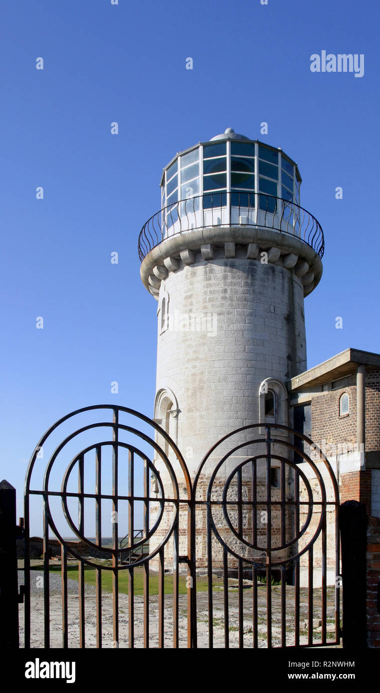 the lighthouse of beachy head Stock Photo