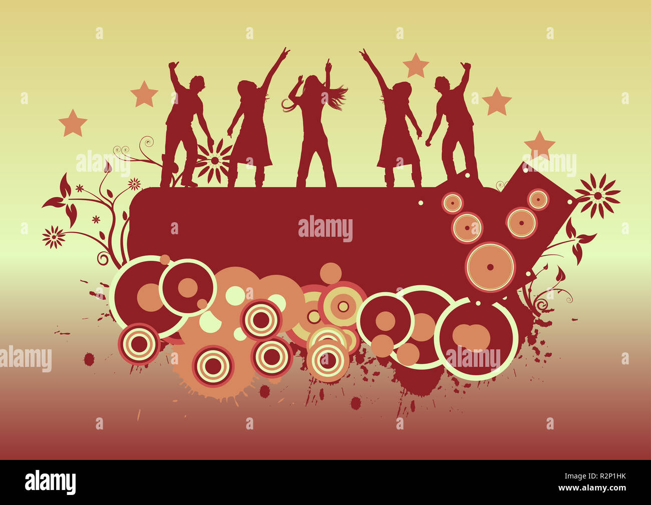 party illustration Stock Photo