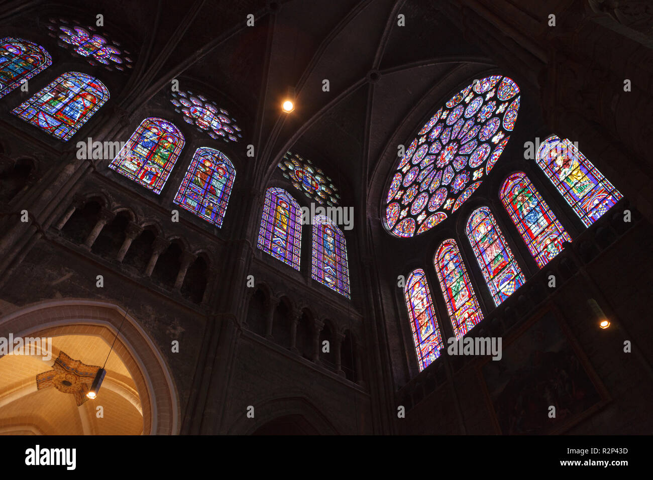 Chartres Cathedral (Cathedrale NotreDame de Chartres). Rose and