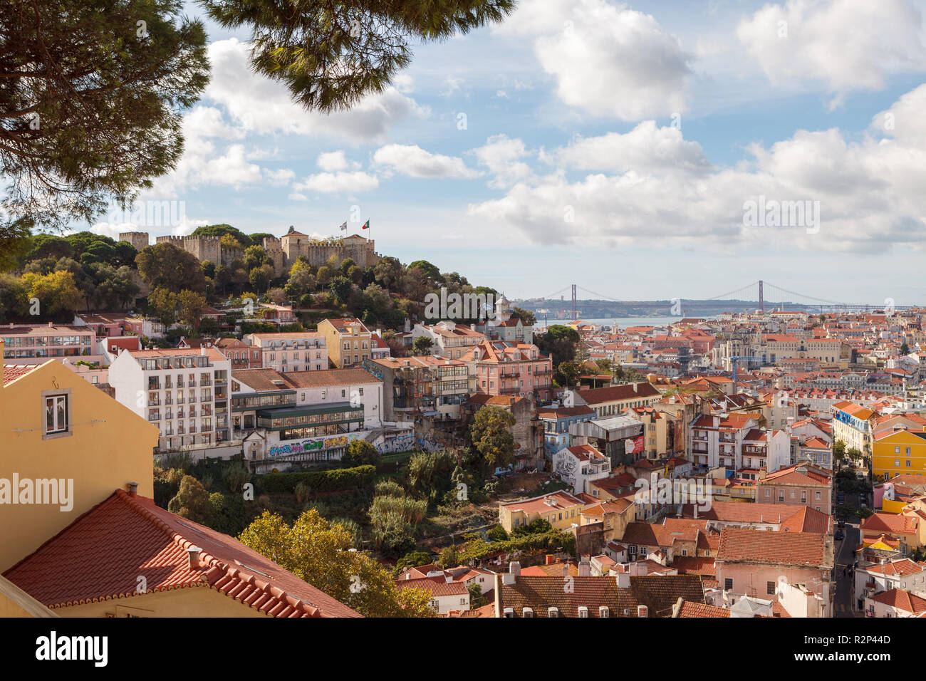 Castelo de sao jorge view hi-res stock photography and images - Alamy