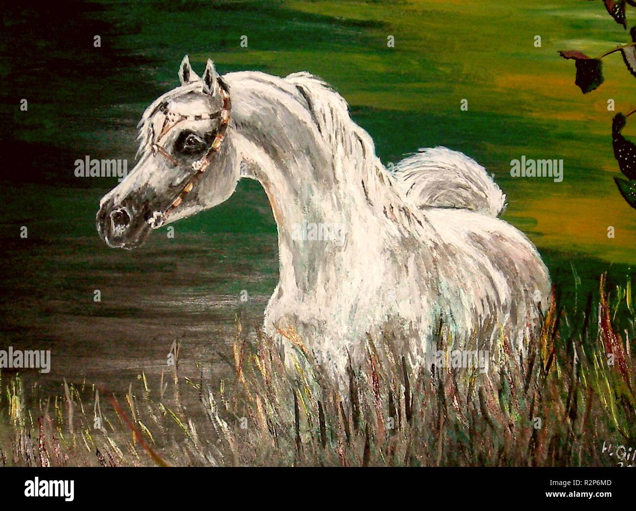 Pastel Horse Art & Collectibles Painting
