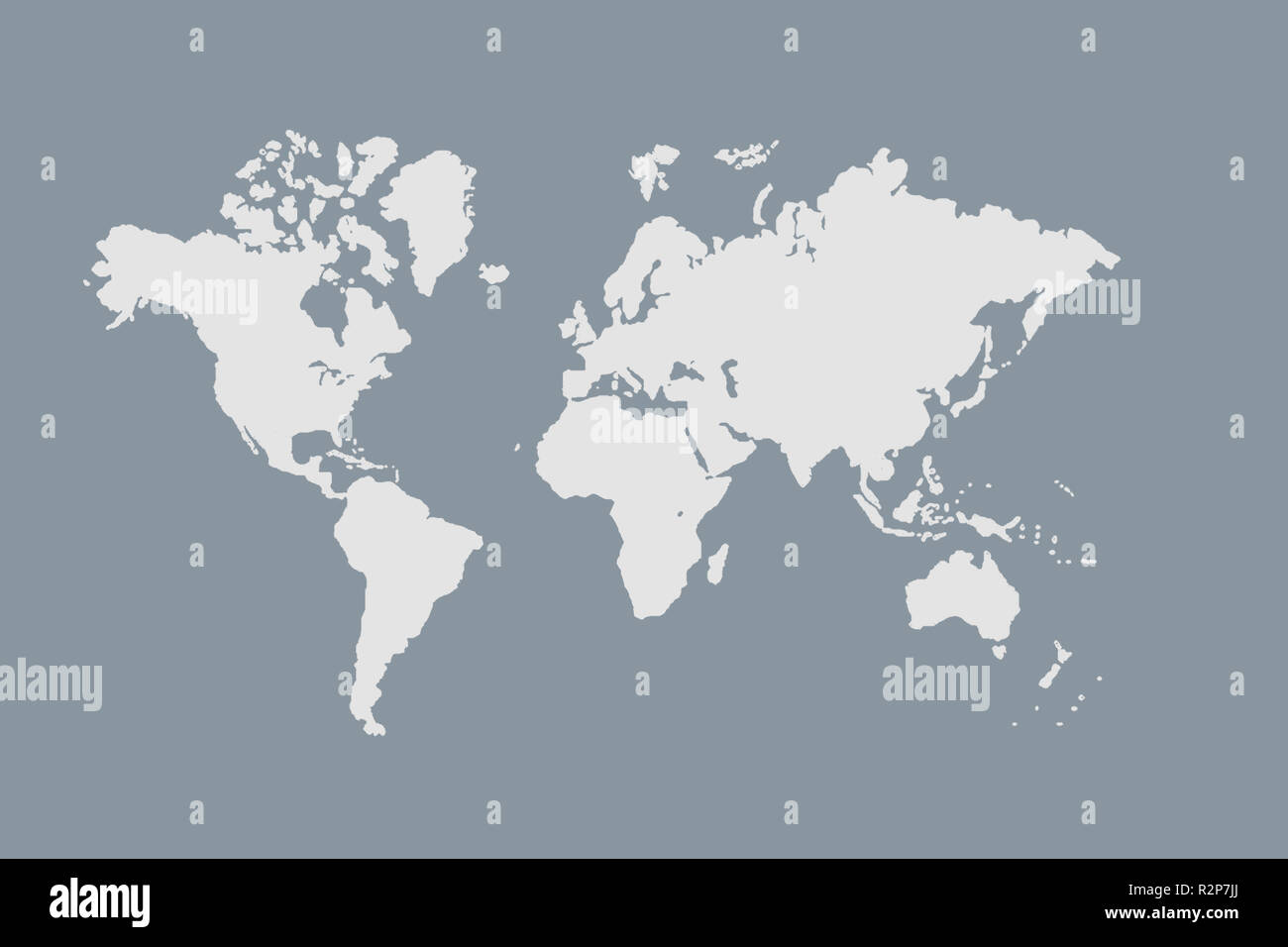 Map european island state hi res - Map Of The World R2P7JJ