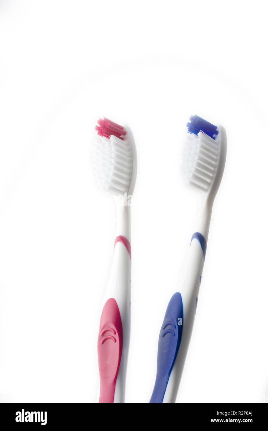 toothbrushes isolated on white background Stock Photo - Alamy