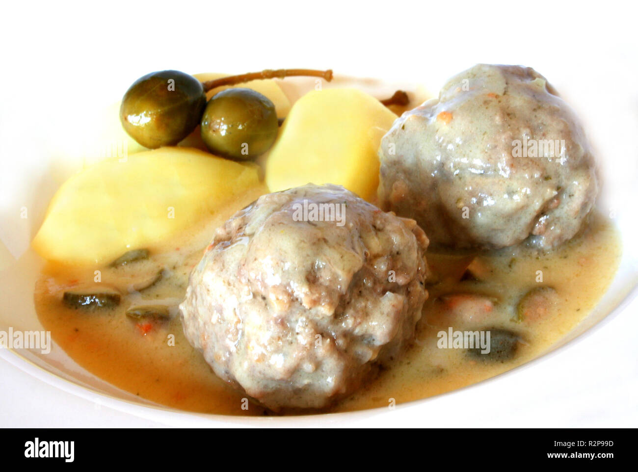 kÃ¶nigsberg meatballs Stock Photo