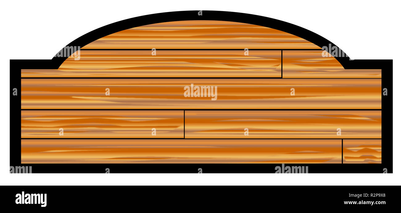 Blank stylish wooden store sign over a white background Stock Photo - Alamy