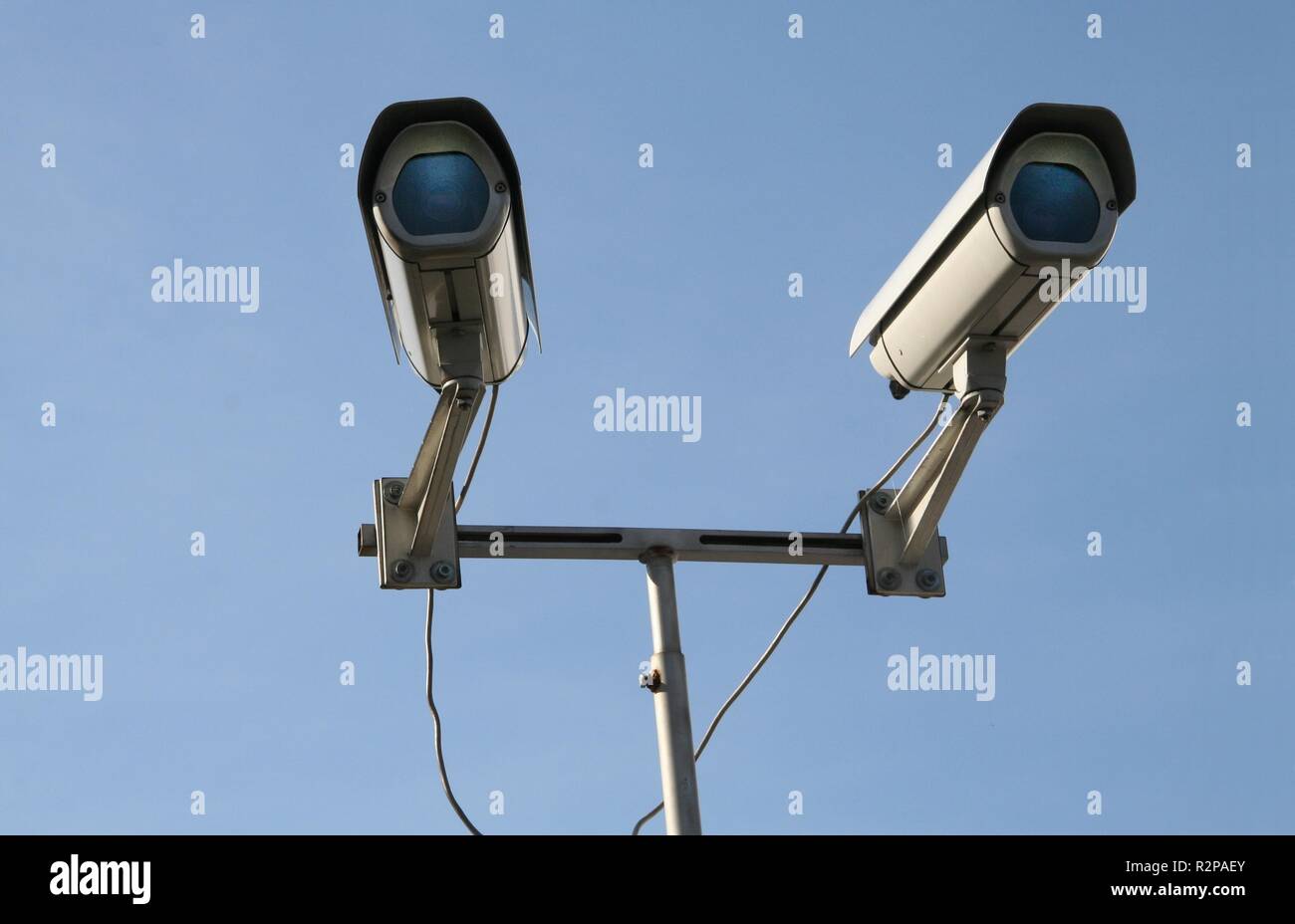 surveillance cameras Stock Photo