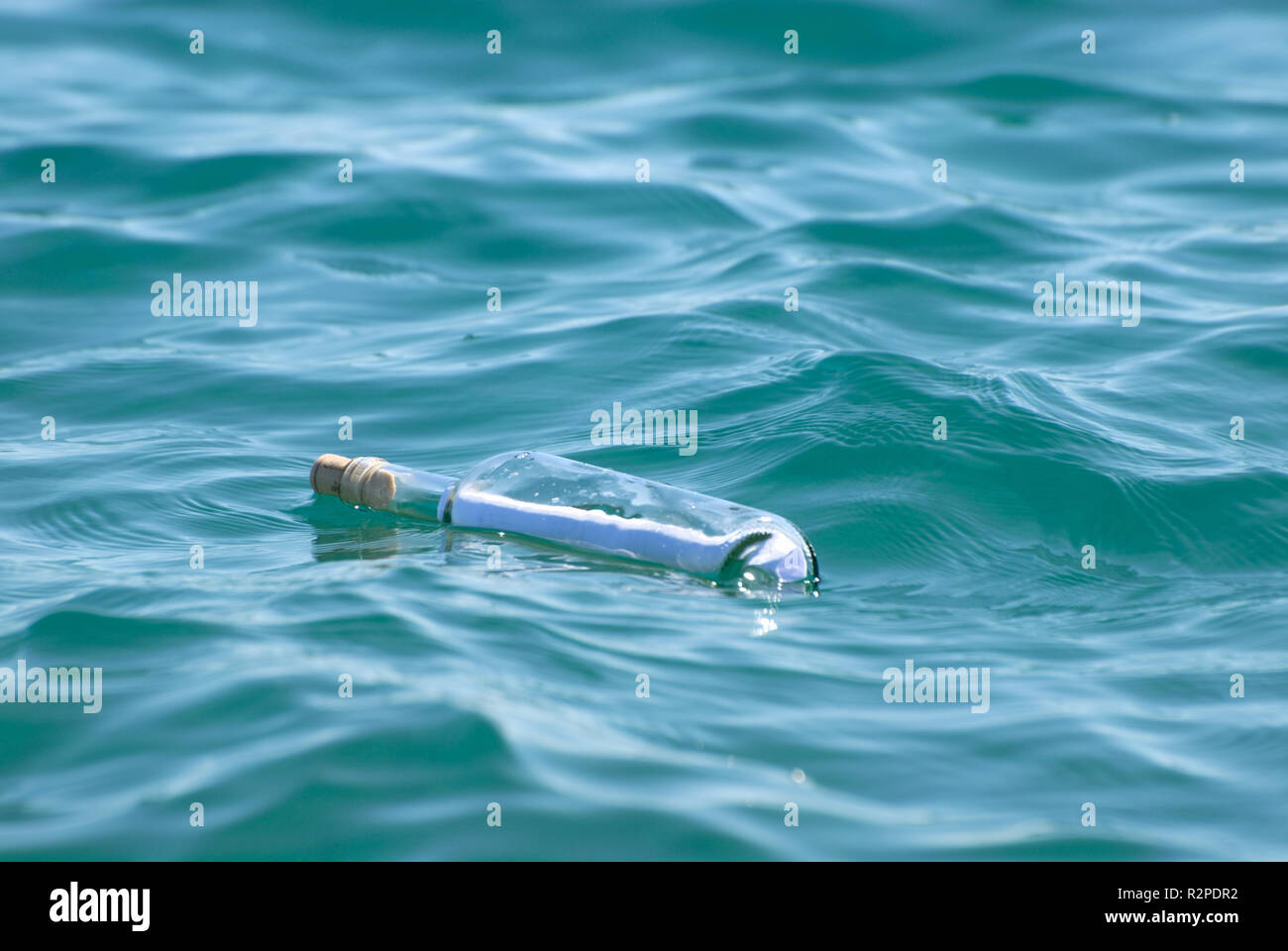 message in a bottle Stock Photo - Alamy