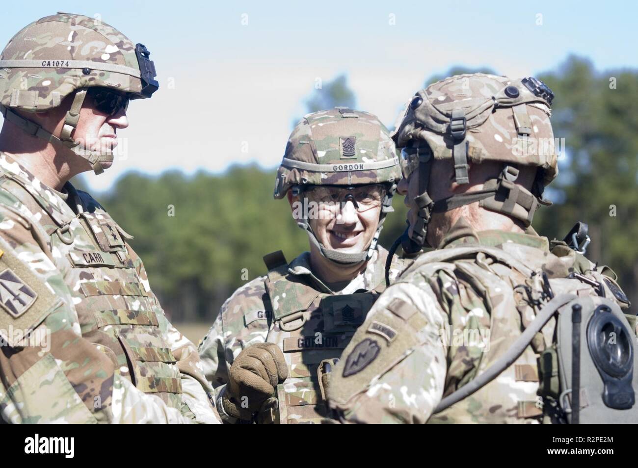 The Adjunct General, Maj. Gen. Courtney P. Carr, visited troops from 1 ...