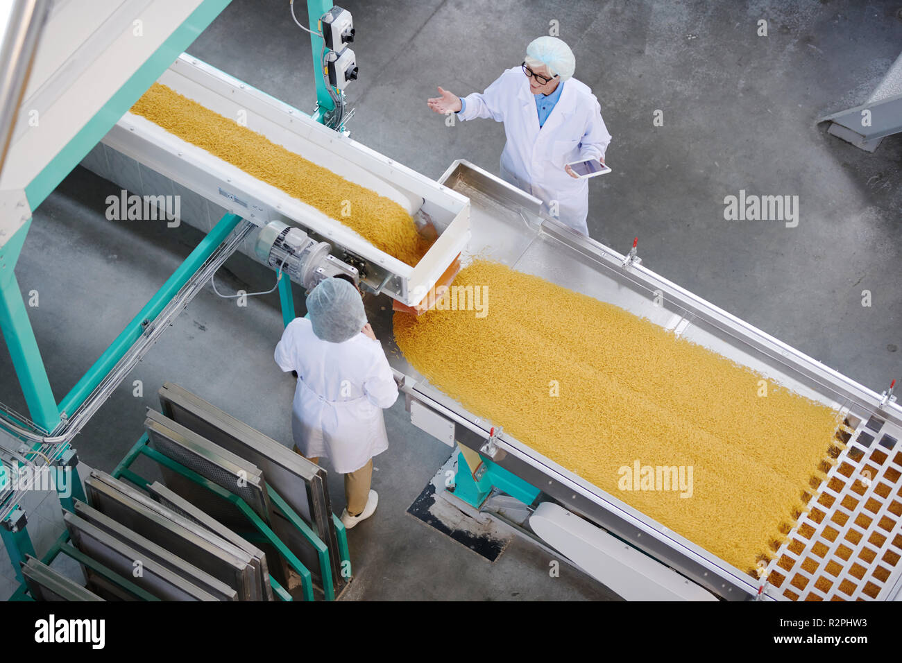 Food Factory Stock Photo